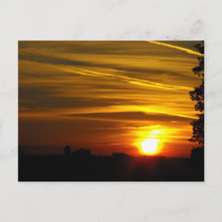 Carte postale brillante de lueur