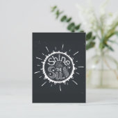 Carte Postale Brille Comme Le Soleil (Debout devant)