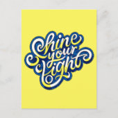 Carte Postale Brille ta lumière (Devant)