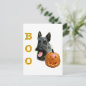 Carte Postale Brindle Scottish Terrier Boo (Debout devant)