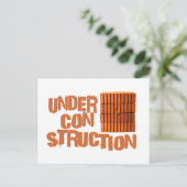 Carte Postale Briques - En construction (Debout devant)