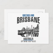 Carte Postale Brisbane (Devant / Derrière)