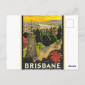 Carte Postale Brisbane, affiche de voyage Australie (Dos)