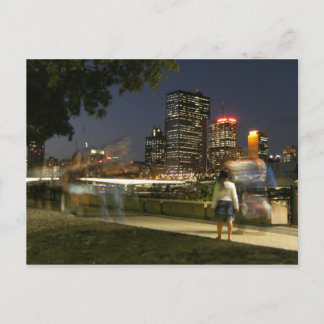 Carte Postale Brisbane de South Bank, Australie.
