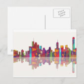 Carte Postale Brisbane Qld Skyline (Devant / Derrière)