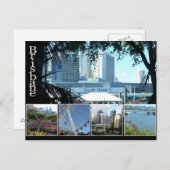 Carte Postale Brisbanes Belle Southbank (Devant / Derrière)