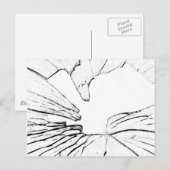 Carte Postale brisé (Devant / Derrière)