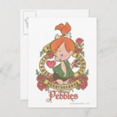 Carte Postale Brise-coeur PEBBLES™ (Devant / Derrière)