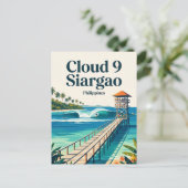 Carte Postale Brise de Cloud 9 Philippines (Debout devant)