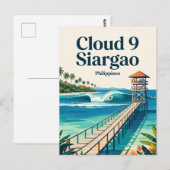 Carte Postale Brise de Cloud 9 Philippines (Devant / Derrière)