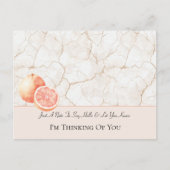 Carte Postale Brise d'été Citron Thinking of You (Devant)