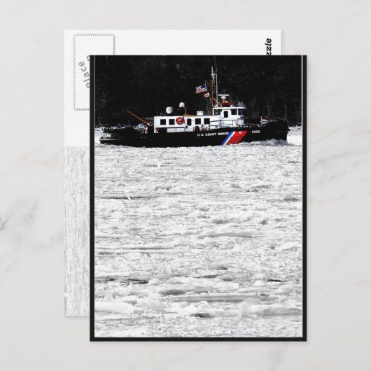 Carte Postale Brise-glace (Devant / Derrière)