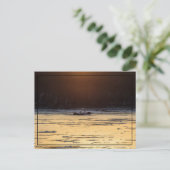 Carte Postale Brise-glace au coucher du soleil (Debout devant)