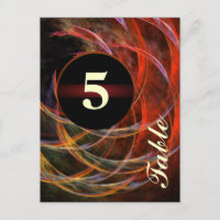 Briser le Cercle Vortex de Feu Art Abstrait