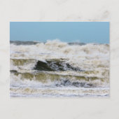 Carte Postale Briser les vagues. (Devant)