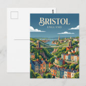 Carte Postale Bristol Angleterre (Devant / Derrière)