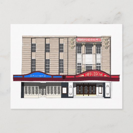 Carte postale Bristol Hippodrome (Devant)