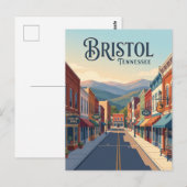 Carte Postale Bristol, Tennessee (Devant / Derrière)