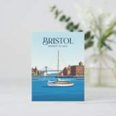 Carte Postale Bristol USA (Debout devant)