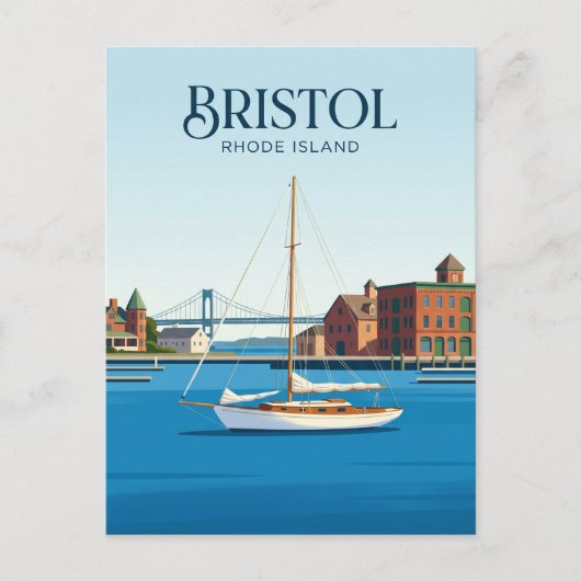 Carte Postale Bristol USA (Devant)