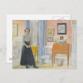 Carte Postale Brita à côté d'un bureau d'écriture (Devant / Derrière)