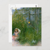 Carte Postale Brita in the Flower Bed c1897 (Devant / Derrière)