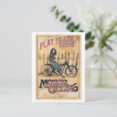 Carte Postale britannique 1900 moto de course deau (Debout devant)