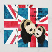 Carte postale britannique de jour de Valentines (Devant / Derrière)