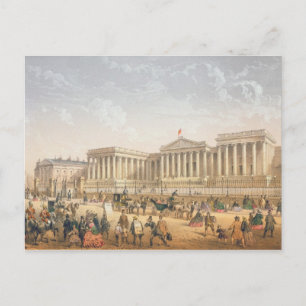 Carte Postale British Museum, vers 1862 (litho couleur)