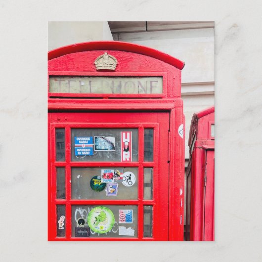 Carte postale British Phone Box, Londres Angleterr (Devant)