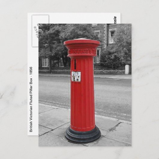Carte Postale British Victorian Pillar (Devant / Derrière)