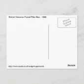 Carte Postale British Victorian Pillar (Dos)