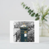 Carte Postale British Victorian pillar box - 1866 (Debout devant)