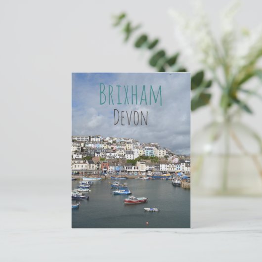 Carte postale Brixham, Devon (Debout devant)