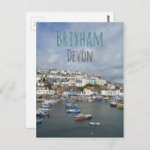 Carte postale Brixham, Devon (Devant / Derrière)