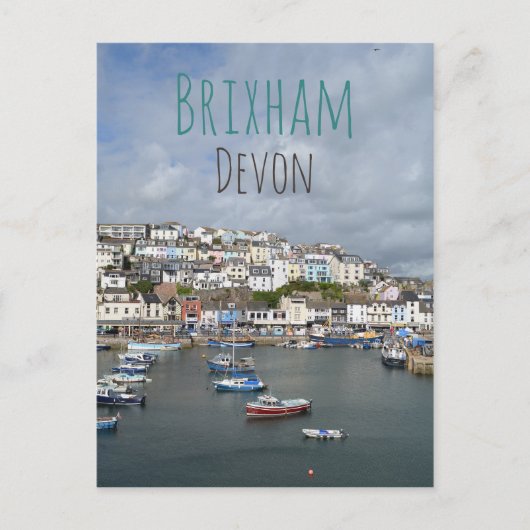 Carte postale Brixham, Devon (Devant)