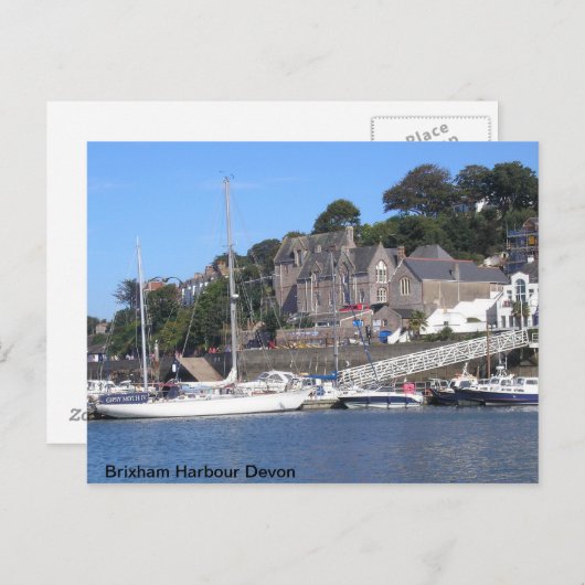 Carte Postale Brixham Harbour Devon (Devant / Derrière)