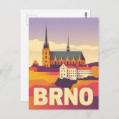 Carte Postale Brno vintage (Devant / Derrière)