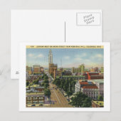 Carte Postale Broad St, Columbus, Ohio (Devant / Derrière)