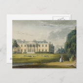 Carte Postale Broadlands, du "Repository of Arts" d'Ackermann, (Devant / Derrière)