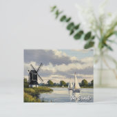 Carte Postale Broads Angleterre Travel (Debout devant)
