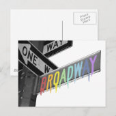 Carte Postale Broadway (Devant / Derrière)