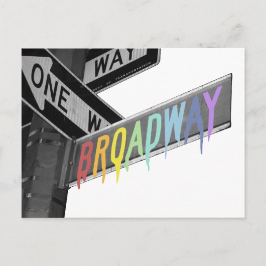 Carte Postale Broadway (Devant)