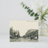 Carte Postale Broadway 1930 Gary, Indiana (Debout devant)