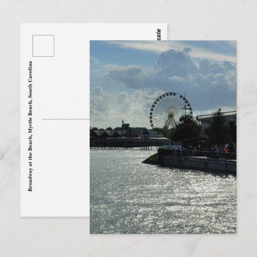 Carte Postale Broadway at the Beach, Myrtle Beach, SC (Devant / Derrière)