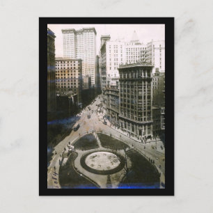 Carte Postale Broadway, New York City 1911 Vintage