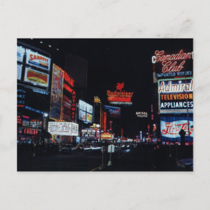 Carte Postale Broadway, New York City Vintage