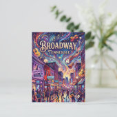 Carte Postale Broadway Tennessee (Debout devant)