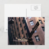 Carte Postale Broadway/Wallstreet (Devant / Derrière)