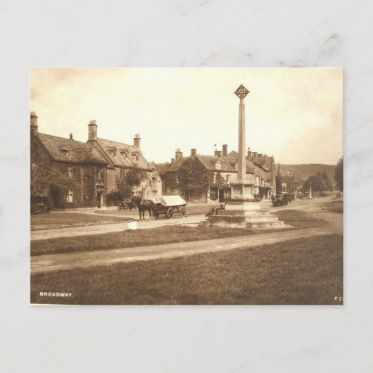Carte Postale Broadway, Worcestershire (Devant)